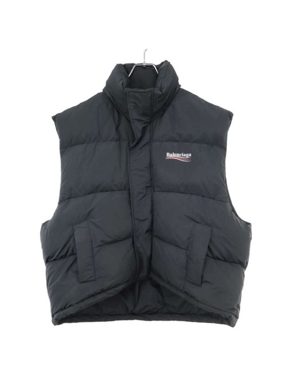 Balenciaga Political Campaign Padded Gilet Logo Vest - Picture 2 of 9